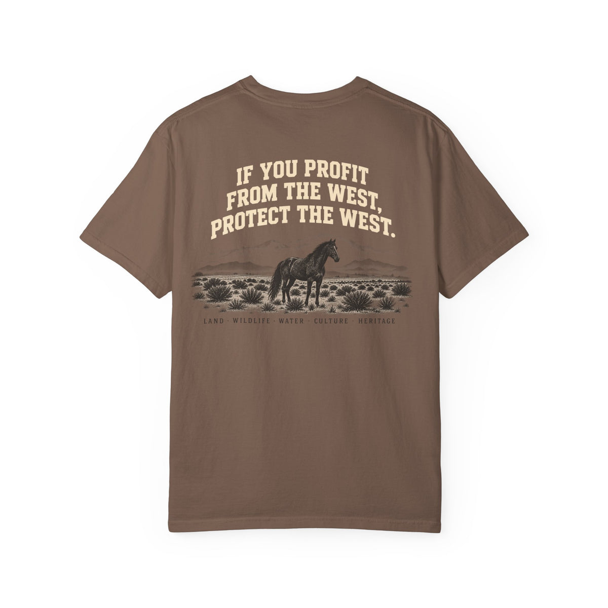 All Hat, No Cowboy — Protect the West Tee